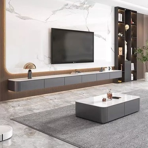 Nouvelle console <span class=keywords><strong>TV</strong></span> flottante 2026 avec rangement <span class=keywords><strong>mural</strong></span> pour salon - Product Image 1