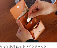 Dompet Lipat Dua Kulit Asli Praktis, Dompet Mini Ramping, Penyimpanan Koin Saku Kartu, Dompet Ringan BR8253
