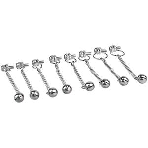 Pinces à mamelon en métal avec cloches pour femmes couples plaisir sexuel mamelon mamelon salle <span class=keywords><strong>de</strong></span> serrage accessoires amusants - Product Image 3
