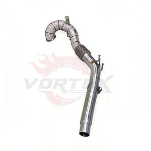 ท่อหน้า Vortex Performance สำหรับ VW Golf MK7 MK7.5 GTI 2.0T ปี 2014-2020 พร้อมชุดดาวน์ไปป์สแตนเลสป้องกันความร้อน - Product Image 2