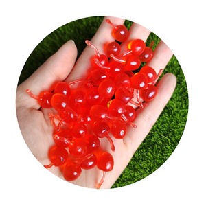 Miniaturas de Cerezas Decorativas para Manualidades, Suministros para Decoración del Hogar - Product Image 5