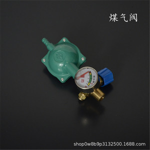 Válvula de oxígeno de 1/4 pulg. con manómetro para accesorios de soldadura - Product Image 4