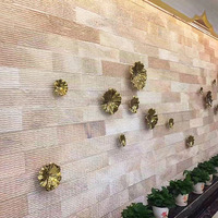 Revêtements muraux en pierre naturelle, granit, marbre, pierre de culture, diverses couleurs, revêtement mural extérieur, ardoise fendue populaire incluse