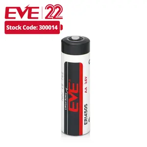 EVE LiSOCl2 Baterai 3.6V 2700MAh AA Er14505 Baterai Untuk Meter Gas Baterai Primer