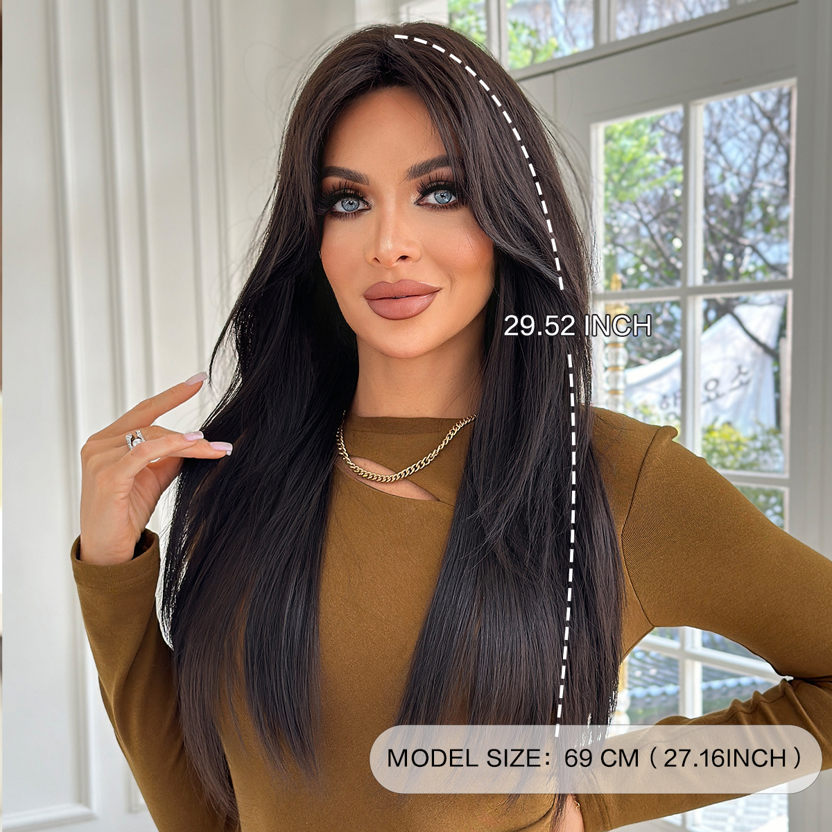 Black Silky Straight 24-28 inches!! LUXEDIVA Brazilian Virgin Remy Silky Straight Hair 4 Bundle  main image 4