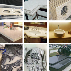 Máy Cắt Đá Granite ATC Cấu Trúc Nặng Máy Khắc Đá Đánh Bóng Cạnh Bàn Bếp Thạch Anh Máy Làm Lỗ Chậu Rửa - Product Image 5