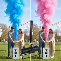 Canon à confettis électrique en métal 200W pour cérémonies, fêtes et événements en extérieur