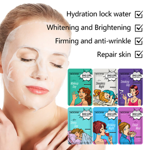 Cuidado DE LA PIEL Vitamina C Mascarillas faciales Belleza Hidratante Nutritiva Mascarilla facial Diosa de dibujos animados coreanos Máscara de hoja - Product Image 2