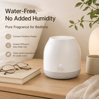 Diffuseur d'arômes sans eau blanc et gris, 21 ml, USB-C, chauffant, pour bureau, maison, hôtel, vente en gros
