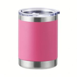 Vaso Térmico de Acero Inoxidable de Doble Pared de 10oz, Taza para Auto con Acabado Mate, Cilindro Corto, para Beber Mientras Conduces - Product Image 1