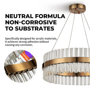 Adhésif de collage acrylique 300ml <span class=keywords><strong>colle</strong></span> de plexiglas à séchage rapide transparente pour la signalisation - Product Image 4