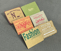 Étiquette en papier kraft lavable personnalisée pour jeans, logo imprimé clair avec découpe nette, design rétro écologique, service OEM