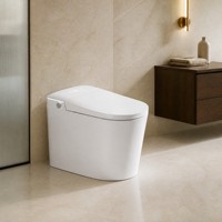 WC intelligent avec bidet intégré, modèle 2026, avec couvercle automatique, siège chauffant et télécommande