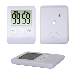 Minuteur de cuisine numérique électronique miniature en gros, nouvel arrivage, avec écran LCD en plastique, forme carrée mince et aimant au dos, <span class=keywords><strong>pas</strong></span> <span class=keywords><strong>cher</strong></span> - Product Image 4