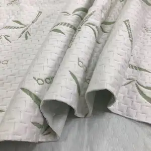 Waterproof Bamboo Laminated Jacquard Double Knitted Mattress Cover Fabric