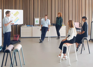 Silla de <span class=keywords><strong>Bar</strong></span> de Estilo Nórdico Moderno, Diseño Comercial, Silla de <span class=keywords><strong>Bar</strong></span> para Escuela, Taburete de <span class=keywords><strong>Bar</strong></span> Cómodo - Product Image 6