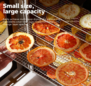 Essiccatore Alimentare Multifunzione a 8 Vassoi in Acciaio Inossidabile da Banco per Frutta e Verdura - Design Durevole per Essiccazione Quotidiana a Lotti - Product Image 4