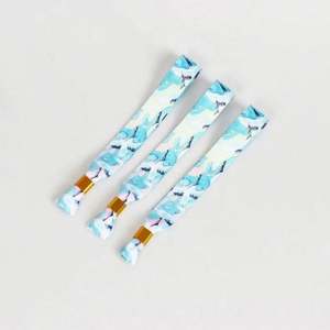 Bracelet personnalisé en tissu avec ruban pour événements festifs, breloque de luxe en plastique, accessoires de mode sportifs avec pièces de monnaie - Product Image 5