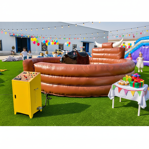<span class=keywords><strong>Toro</strong></span> Mecánico Inflable para Juegos Interactivos Deportivos al Aire Libre, Máquina <span class=keywords><strong>de</strong></span> <span class=keywords><strong>Toro</strong></span> Mecánico Eléctrico para Adultos con Soplador - Product Image 1