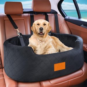 Luxuriöser Multifunktionaler Hunde-Autositz Waschbar Outdoor-Reise Komfortables Warmes Dickes Bett für Katzen Sicherheit Zuerst Hund - Product Image 2
