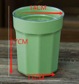 14#[avocado + transparent inner basin]