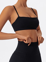 Soutien-gorge de sport pour femme à séchage rapide, à bretelles croisées, à maintien élevé, amincissant le dos, sexy, sensation seconde peau, en Spandex/Nylon, sous-vêtement de fitness