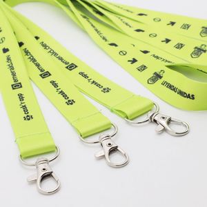 Wholesale Eco-Friendly Polyester Custom Logo Lanyards Premium Heat Transfer Printed Neck Straps Lobster Clasp for Corporate - Product Image 4