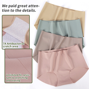 Mutandine da Donna in Nylon Senza Cuciture di Alta Qualità, 33 Colori, Logo Personalizzato, Taglio Laser, Vendita all'Ingrosso - Product Image 5