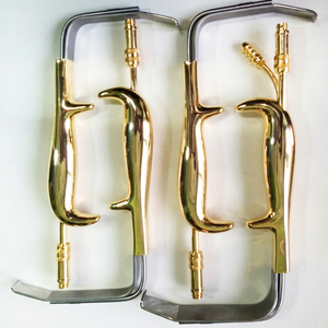 Retractor de Seno Manual de Acero Inoxidable Tebbetts Zapotech con Certificación CE, Mango Recubierto de Titanio, Instrumento Quirúrgico Clase I EN 149 - Product Image 1