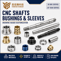 Tiges, bagues et manchons en aluminium et acier sur mesure, usinés CNC pour systèmes d'automatisation, production OEM, pièces métalliques de précision usinées CNC