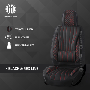 Marcan Marcan SENFO Stylish Wave Pattern Car <b>Interior</b> <b>Accessories</b> 360 Degree Full Car Seat Covers Multi-colors Available - Product Image 1