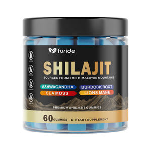 Высокое качество, индивидуальная торговая марка, медицинская добавка без сахара, органический Чистый Экстракт хималайского шиладжита, мармелад с ашвагандхой - Product Image 1
