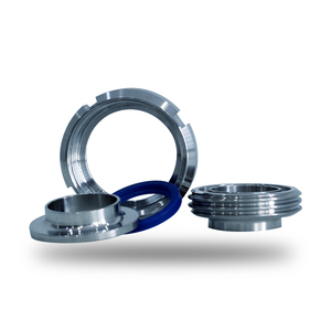 2025 nhà máy mô hình SS304 SS316 thép không gỉ vệ sinh SMS Union ferrule nam Chủ đề vệ sinh chủ đề Công Đoàn doanh - Product Image 5