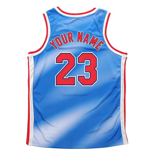 Camiseta de Baloncesto Azul Personalizada 2026 con Número 23 Rojo, Impresión Sublimada, Unisex, Sin Mangas, Deportiva, para Adultos, Todas las Temporadas - Product Image 2