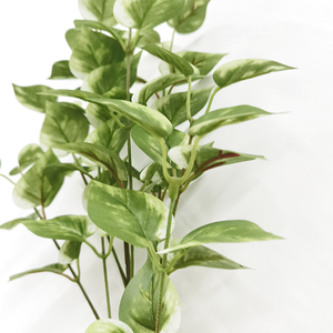 Banian-plantas artificiales <span class=keywords><strong>de</strong></span> plástico, árboles, bonsái, hojas <span class=keywords><strong>de</strong></span> goma, decoración <span class=keywords><strong>de</strong></span> hojas, 5 cabezales - Product Image 1