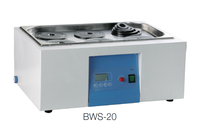 Bain-marie de laboratoire certifié CE avec contrôleur à microprocesseur et fonction de minuterie