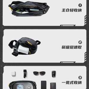 Divoom Sling Bag Men's Crossbody Bag LED Pixel Display Waterproof Polyester Fall 2022 - Product Image 5