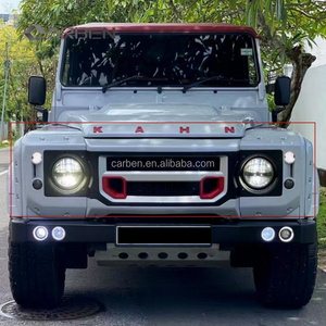 Griglia Frontale Modificata e Aggiornata per Land Rover <span class=keywords><strong>Defender</strong></span> L316 90/110, Griglia a Rete Anteriore e Coperture per Fendinebbia - Product Image 2