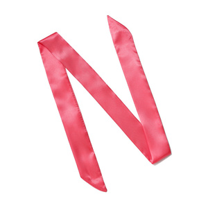 Pañuelo de Seda de Lujo con Estampado Náutico <span class=keywords><strong>Fucsia</strong></span> para Asa de Bolso de Mujer, Diseño Personalizado con Patrón de Cadena, Cinta Delgada - Product Image 6