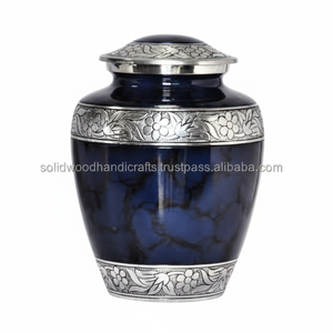 Vente en gros de dernière conception de qualité supérieure, meilleures ventes, urnes funéraires en laiton pour cendres humaines adultes - Product Image 1