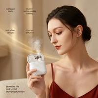 Diffuseur d'arômes professionnel personnalisable, écologique, sans eau, de table, 2-en-1, alimenté par USB, portable, machine à huile parfumée de 5 ml