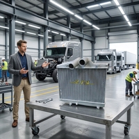 Hochwertiger LKW-Ladeluftkühler OEM A9585010101KZ für MERCEDES ATEGO 2425 Schwerlast-LKW KERNGRÖSSE 500*781*62 VLO:818843R