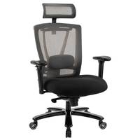 Grand et grand patron exécutif tournant la chaise de bureau arrière ergonomique lombaire pour les personnes lourdes