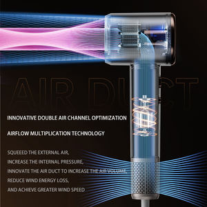Secador de Pelo Eléctrico Profesional con Motor sin Escobillas de 110000 rpm, con Difusor, Control Inteligente de Temperatura, para Uso en Hoteles y al Aire Libre - Product Image 2