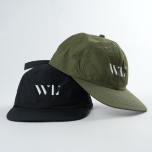 Casquettes de papa en nylon non structurées à visière plate, imperméables, respirantes, personnalisables, avec logo brodé - Product Image 1