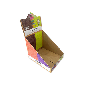 Tùy chỉnh cửa hàng bán lẻ Kệ sẵn sàng khay bao bì gấp các tông sóng giấy <span class=keywords><strong>carton</strong></span> hiển thị hộp - Product Image 6