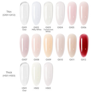 CANNI 225G Gel de sculpture <span class=keywords><strong>soak</strong></span>-<span class=keywords><strong>off</strong></span> camouflage, Gel poly extension effet gelée Venalisa, 25 couleurs, Marquage privé, Gel LED fin - Product Image 6