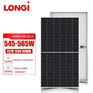 Longi Hi-MO 7 LR5-72HGD 560-590M 560W 565W 570W 575W พลังงานแสงอาทิตย์ pv แผงโมดูลโรงงานราคา mono cell แผงเซลล์แสงอาทิตย์โรงงานราคา