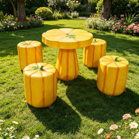 Banc en fibre de verre en forme de cœur Y836, décoration artistique, mobilier personnalisé spécial pour jardin intérieur, centre commercial, lieu public