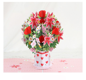 Flower 3D Pop up Birthday & Mother's Day <b>Cards</b> Eco-Friendly Recyclable <b>Paper</b> Get Well Gifts for Women - Product Image 2